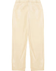 4th & Reckless Women's Buttercream Straight Leg Leather Look Trousers Co-Ord