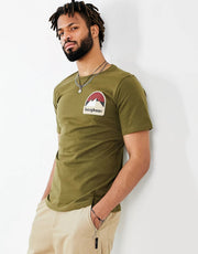 Berghaus Mens Mountain Anaglyph T-Shirt In Green