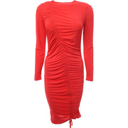 First Distraction The Label Asymmetric Dress in Red