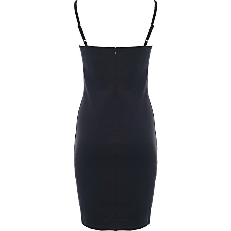 Love Moschino Womens Strappy Bodycon Mini Dress in Black