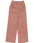 Missguided Women's Brown Checkerboard Co-ord Wide Leg Trouser