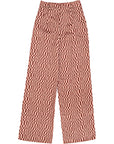 Missguided Women's Brown Checkerboard Co-ord Wide Leg Trouser