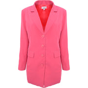 Aria Cove Women's Hot Pink Boxy Blazer Dress