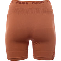 Puma Women's Mocha Brown Training Evoknit Seamless 5 Inch Shorts