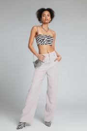 4th & Reckless Womens Tailored Trousers in Lilac