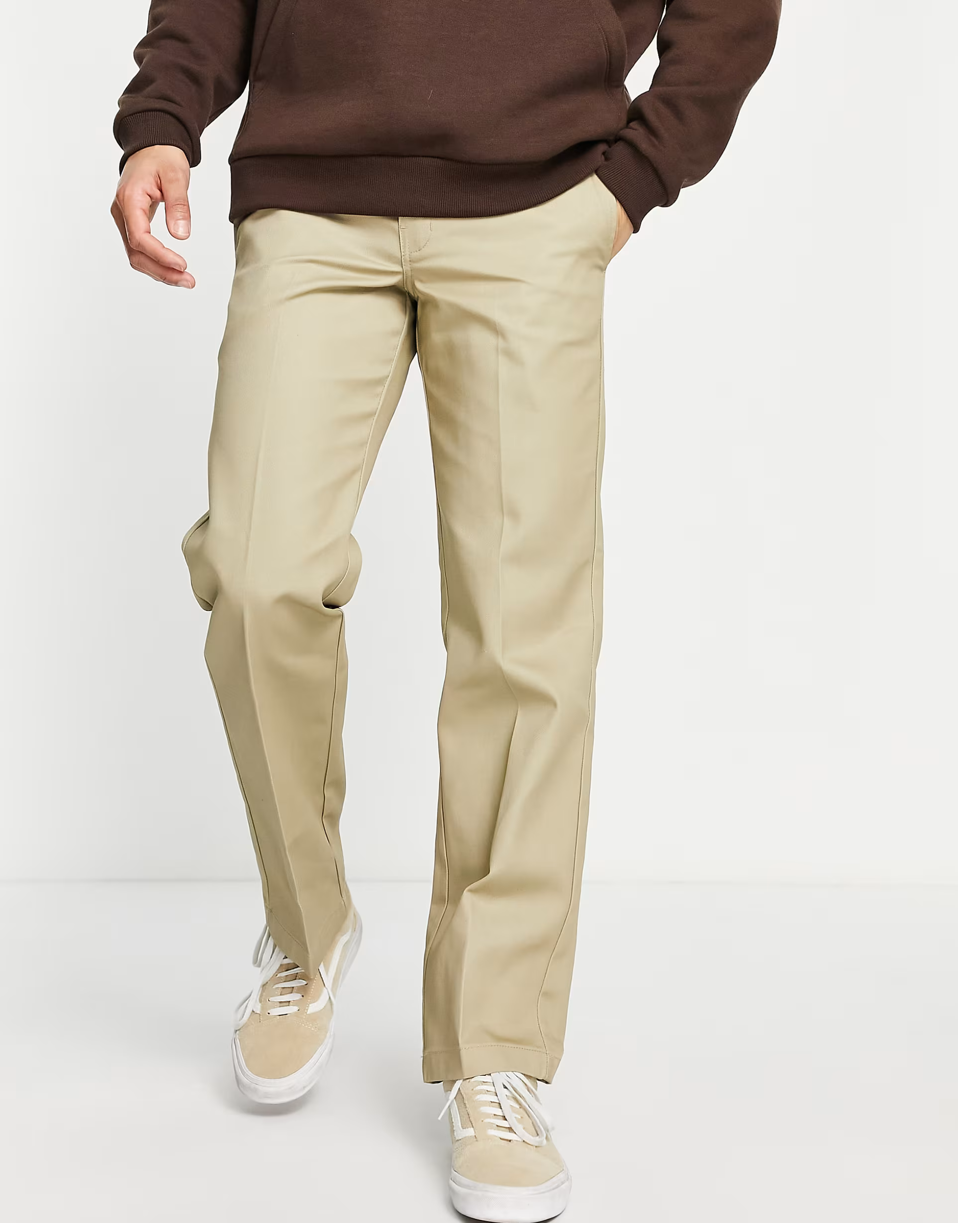 Dickies Mens 873 Recycled Work Trousers in Neutral