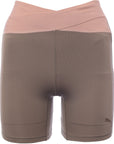 Puma Womens Brown Training Desert Banded Shorts