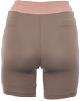 Puma Womens Brown Training Desert Banded Shorts