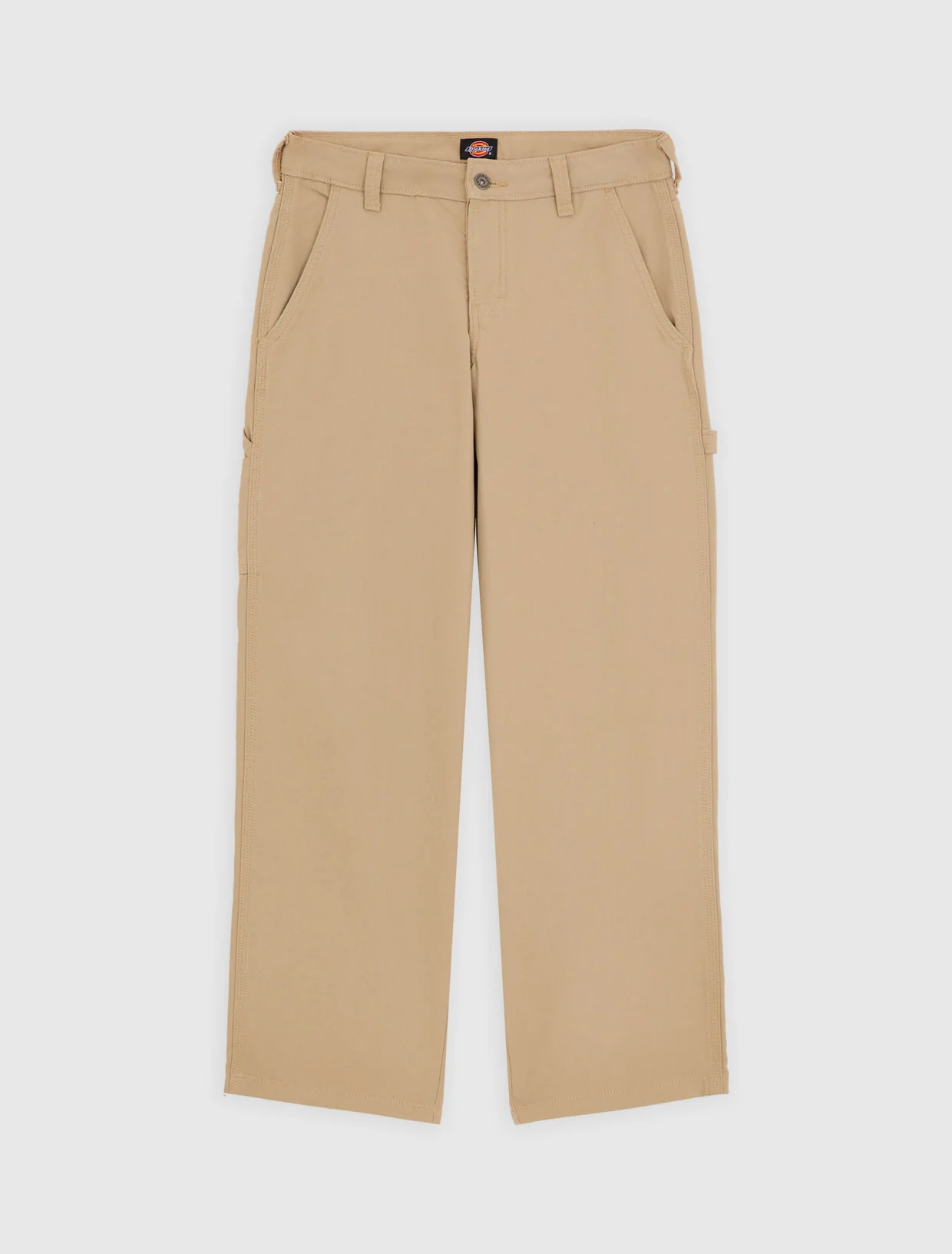 Dickies Womens Duck Canvas Carpenter Trousers in Neutral