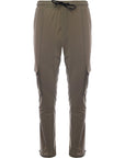 American Stitch Men's Beige Stretch Nylon Cargo Trousers