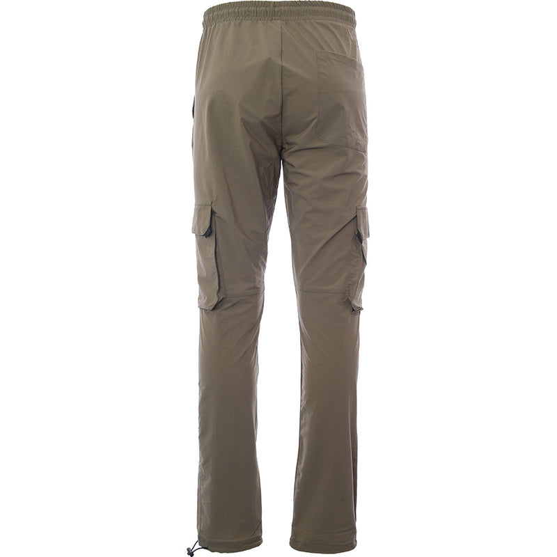 American Stitch Men's Beige Stretch Nylon Cargo Trousers