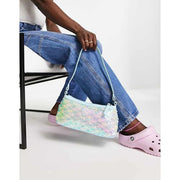 My Accessories Womens London Festival Shoulder Bag in Blue