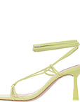 Steve Madden Womens Lime Green Superb Strappy Heeled Sandals