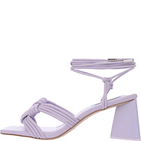 Steve Madden Women's Lilac Miraya Ankle Tie Heeled Sandals