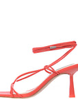 Steve Madden Womens Superb Wrap Around Sandals in Red