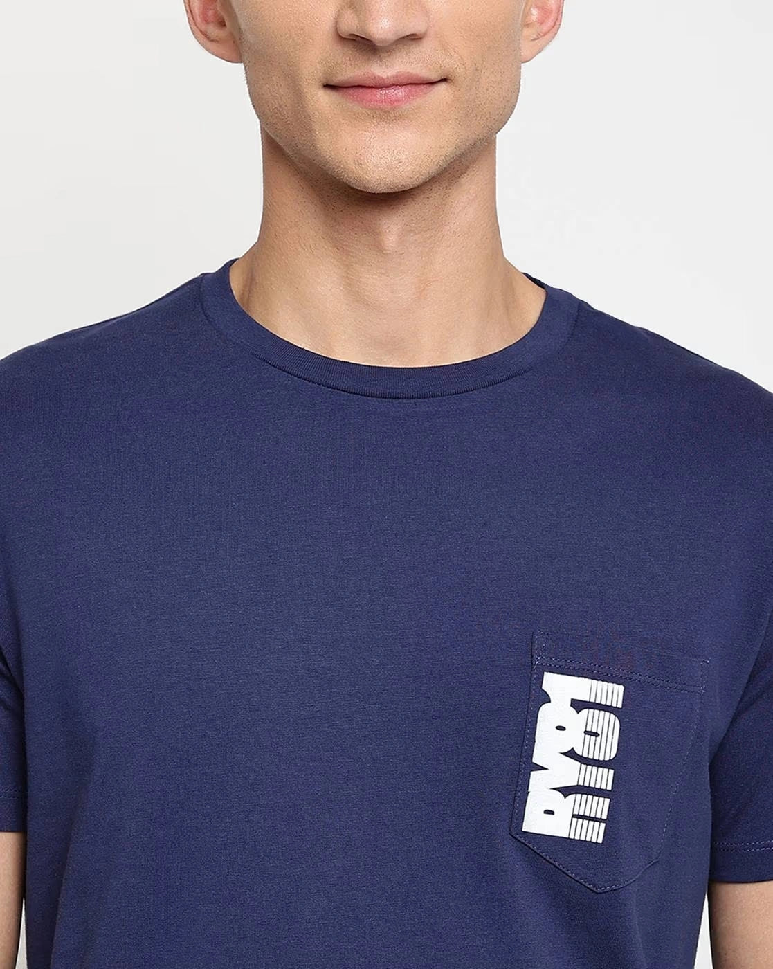 Mens Replay T-Shirt in Navy