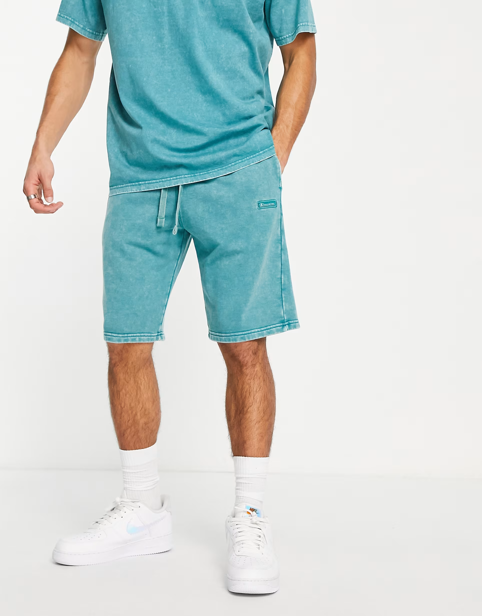 Champion Mens Shorts in Washed Blue