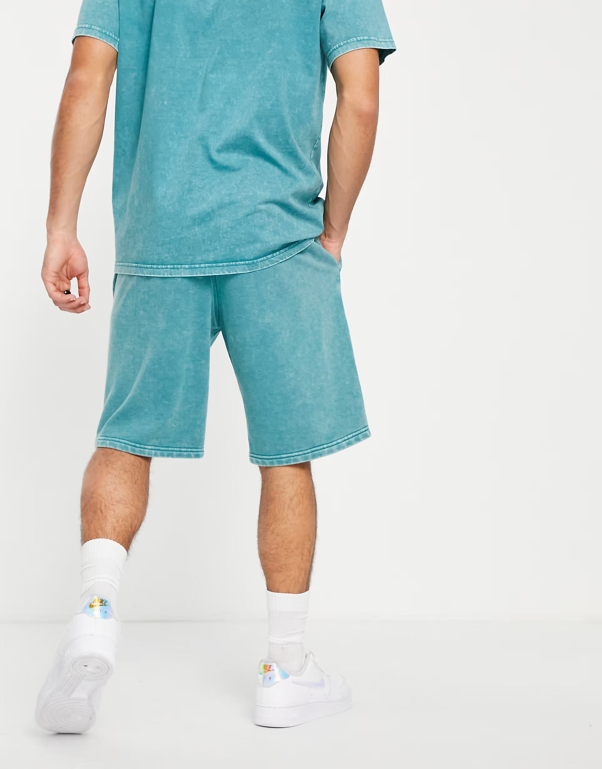 Champion Mens Shorts in Washed Blue