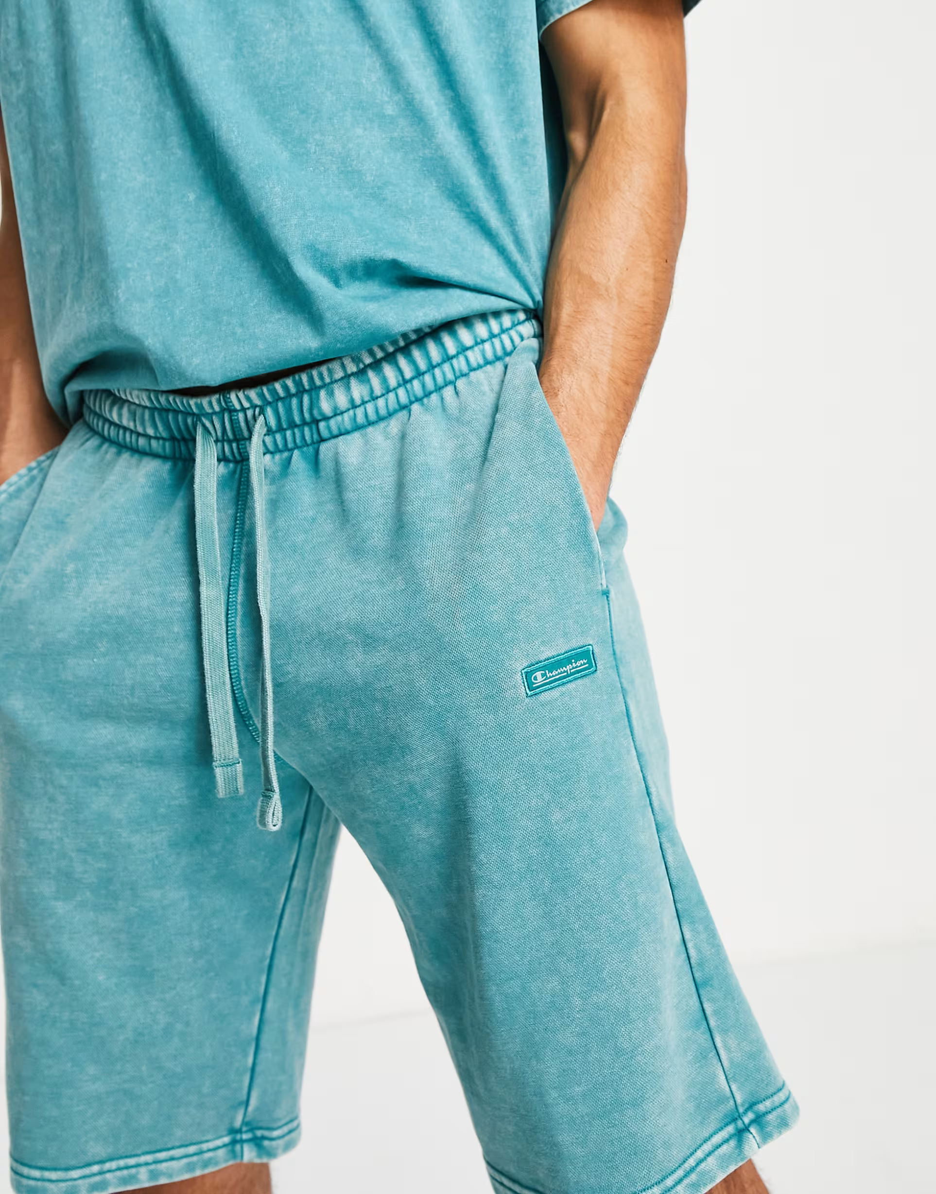 Champion Mens Shorts in Washed Blue