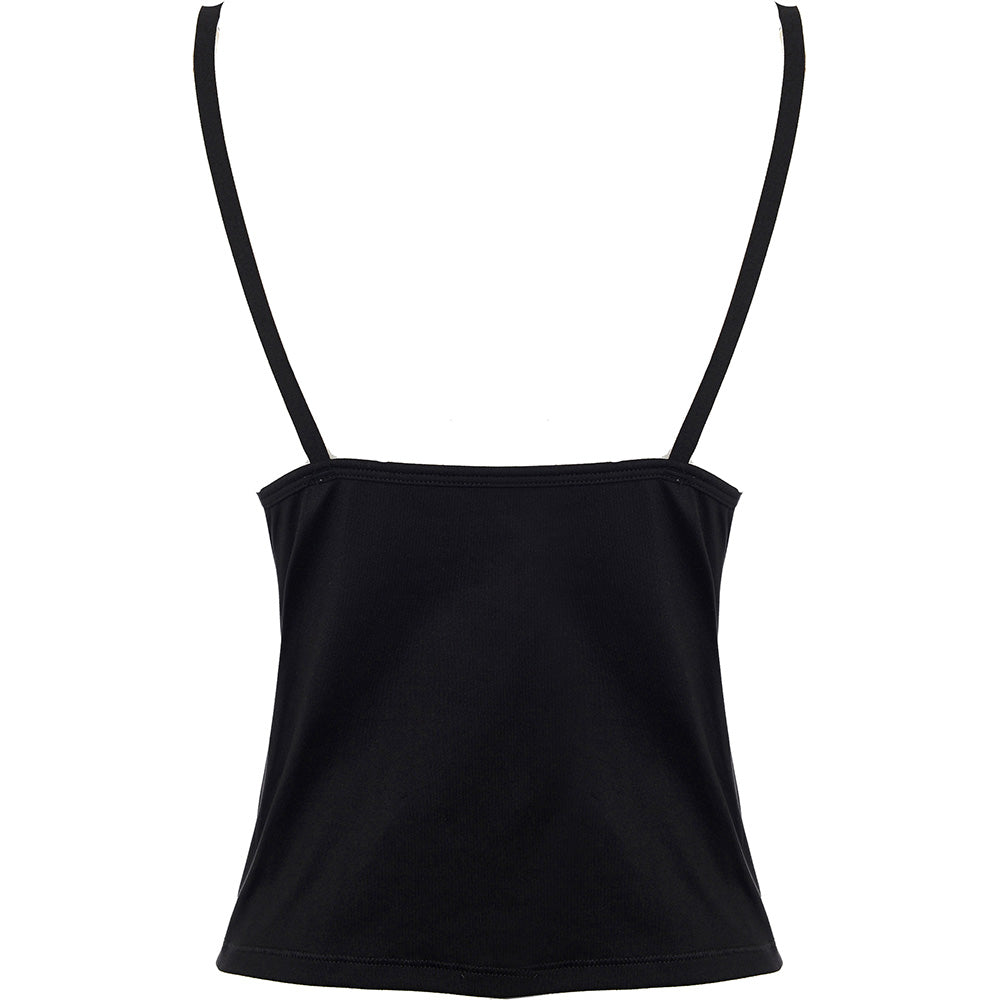 Puma Women's Black Studio Plus Ruched Top