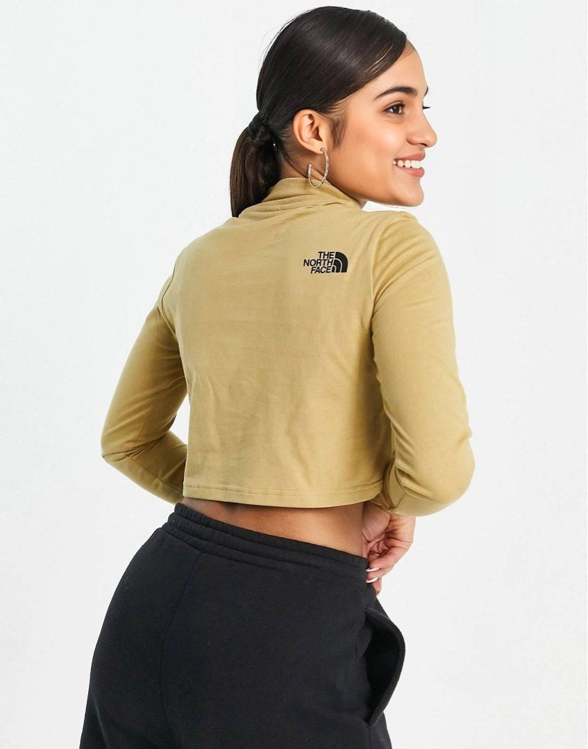 The North Face Womens Nekku Long Sleeve T-Shirt in Tan