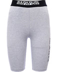 Napapijri Womens Grey Box Legging Shorts