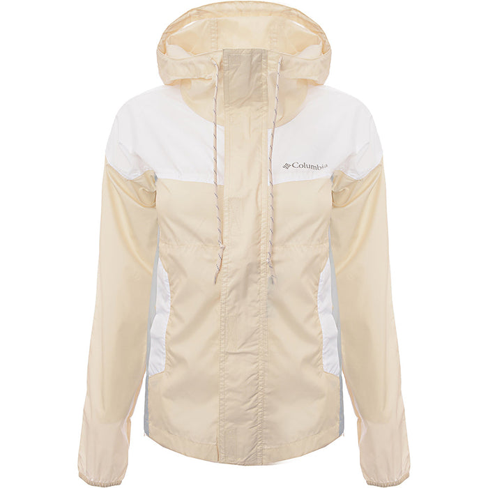 Columbia Women's Off White Flash Challenger Windbreaker Jacket