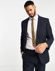 Mens Ben Sherman Slim Suit Jacket in Navy