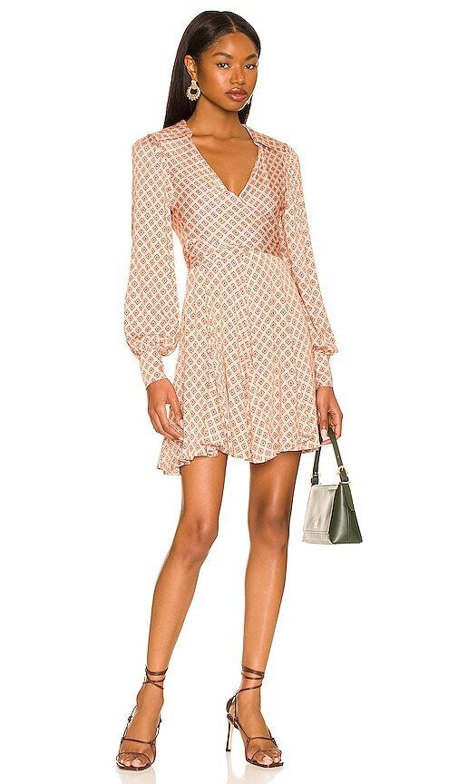 Free People Womens It Takes Two Geo Print Mini Dress In Multi