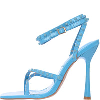 Simmi London Womens Blue Beach Heeled Sandals