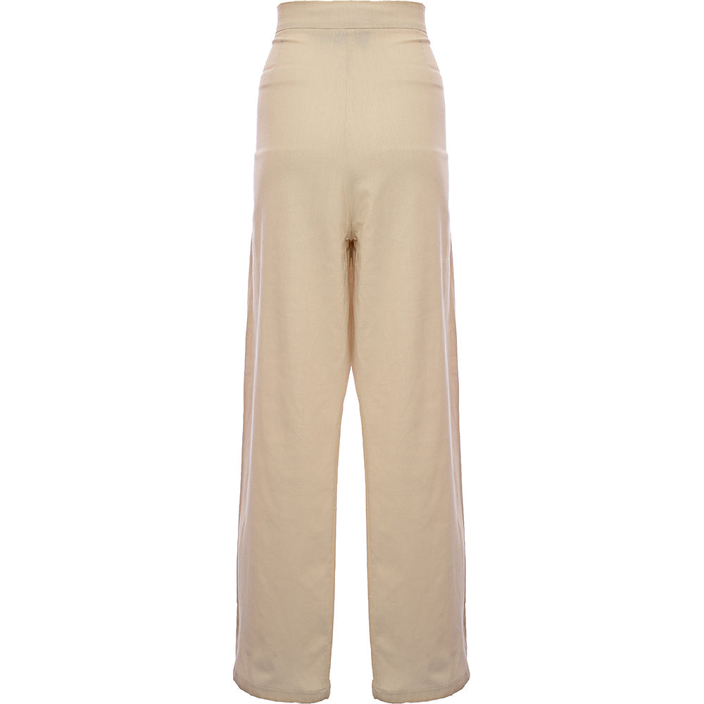 4th & Reckless Womens Beige Tailored Trouser Co-ord