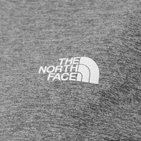 The North Face Women's Dark Grey 1/4 Zip Fitted Cropped Long Sleeve Top