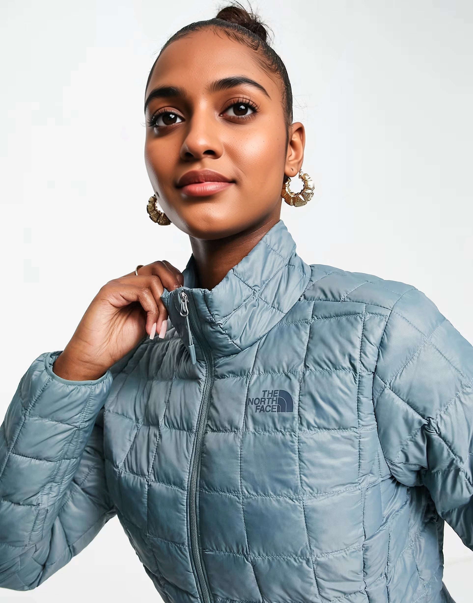 Womens The North Face Thermoball Jacket in Blue