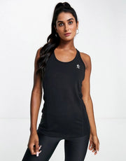 Gym King Womens Fitted Sports Vest In Black