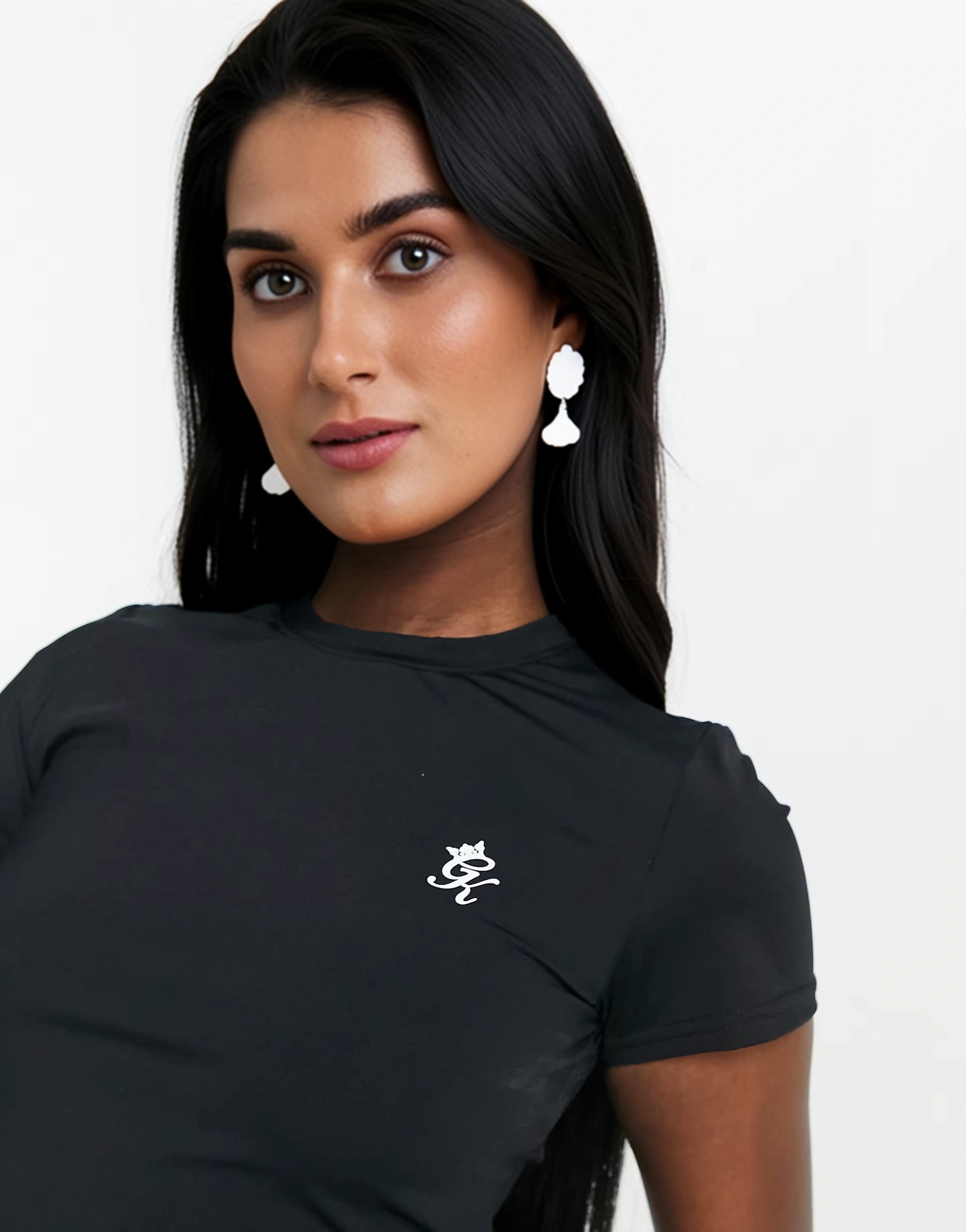 Gym King Womens Core 365 Crop T-Shirt In Black