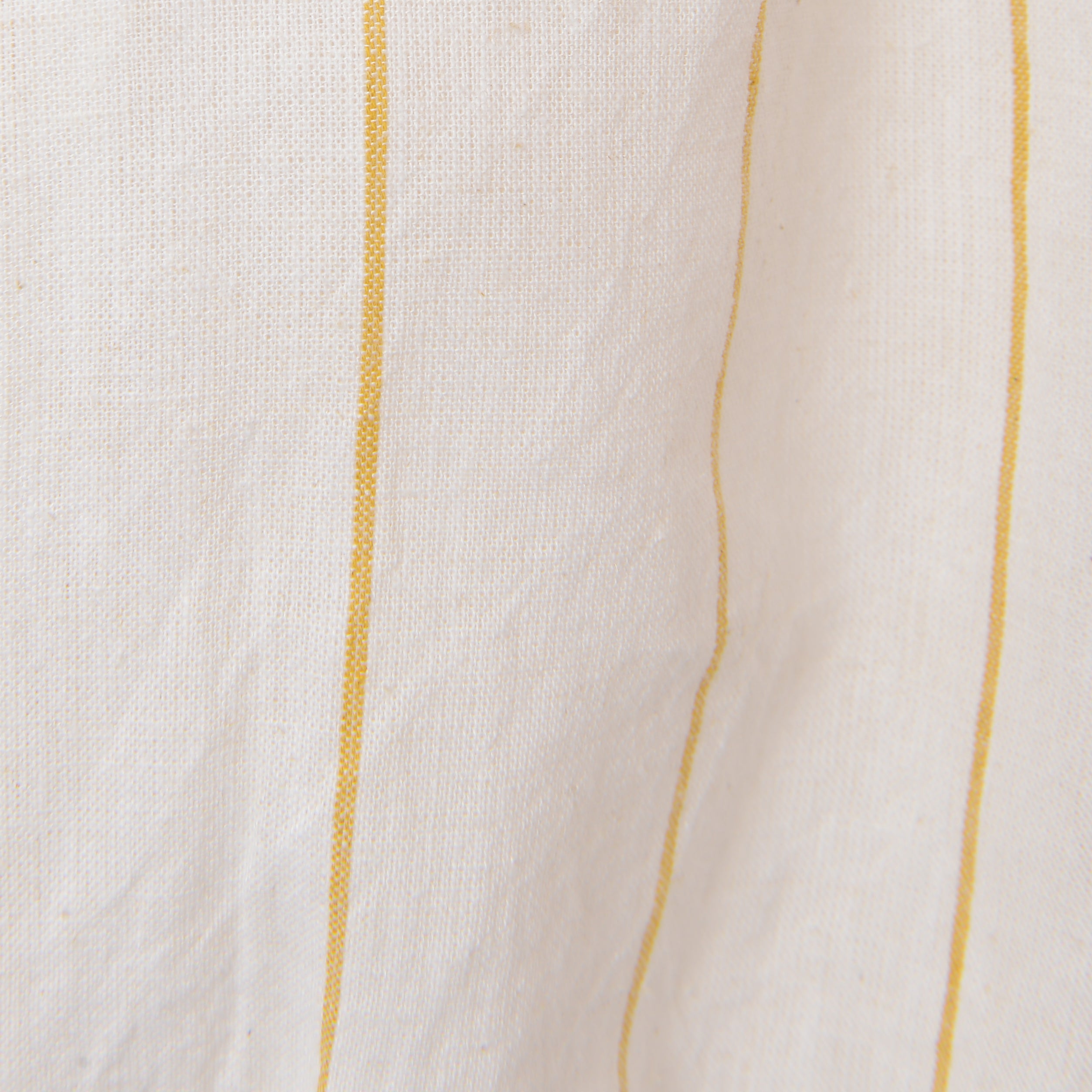 Mango Women's White Cut Out Detail Linen Stripe Jumpsuit