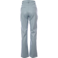 Mennace Men's Blue PU Straight Leg Trousers