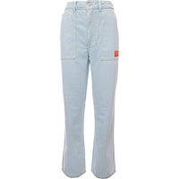 Tommy Jeans Women's Light Wash High Rise Straight Jean