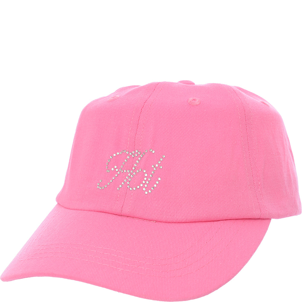 New Girl Order Womens Pink Rhinestone Cap