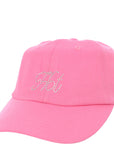 New Girl Order Womens Pink Rhinestone Cap