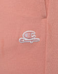 Womens Champion Pink Oversized Joggers with Small Logo