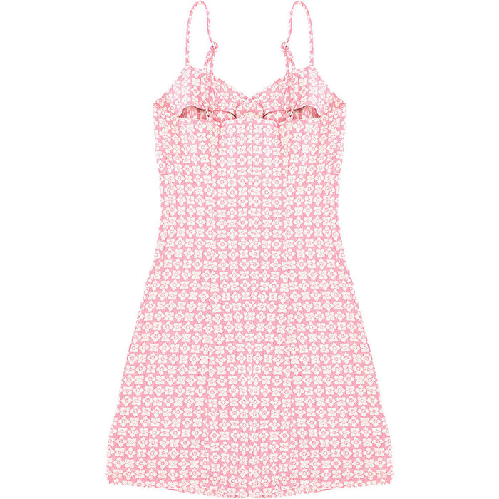 Urban Revivo Women's Pink Mini Denim Dress