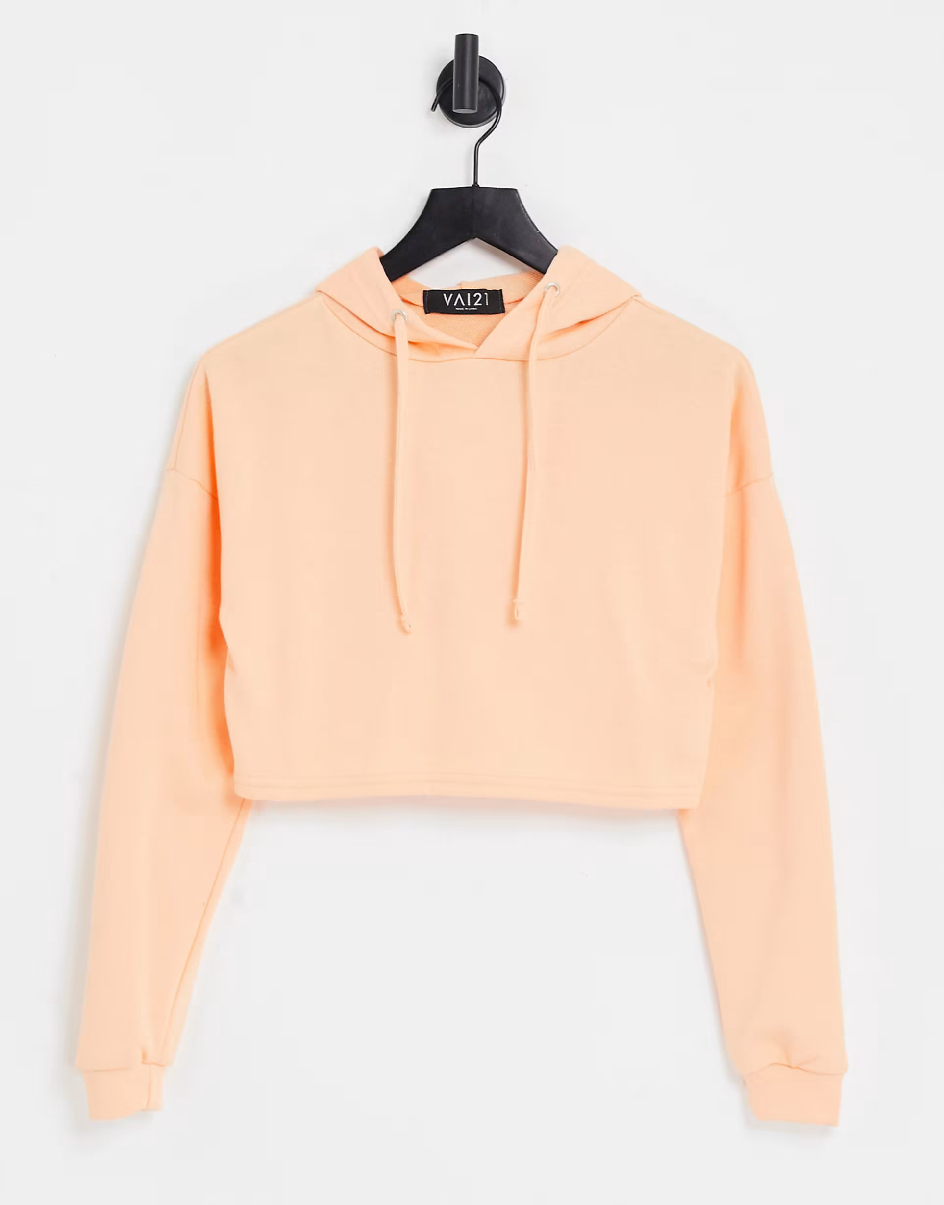 VAI21 Womens Hoodie Co-Ord in Pastel Orange In Orange