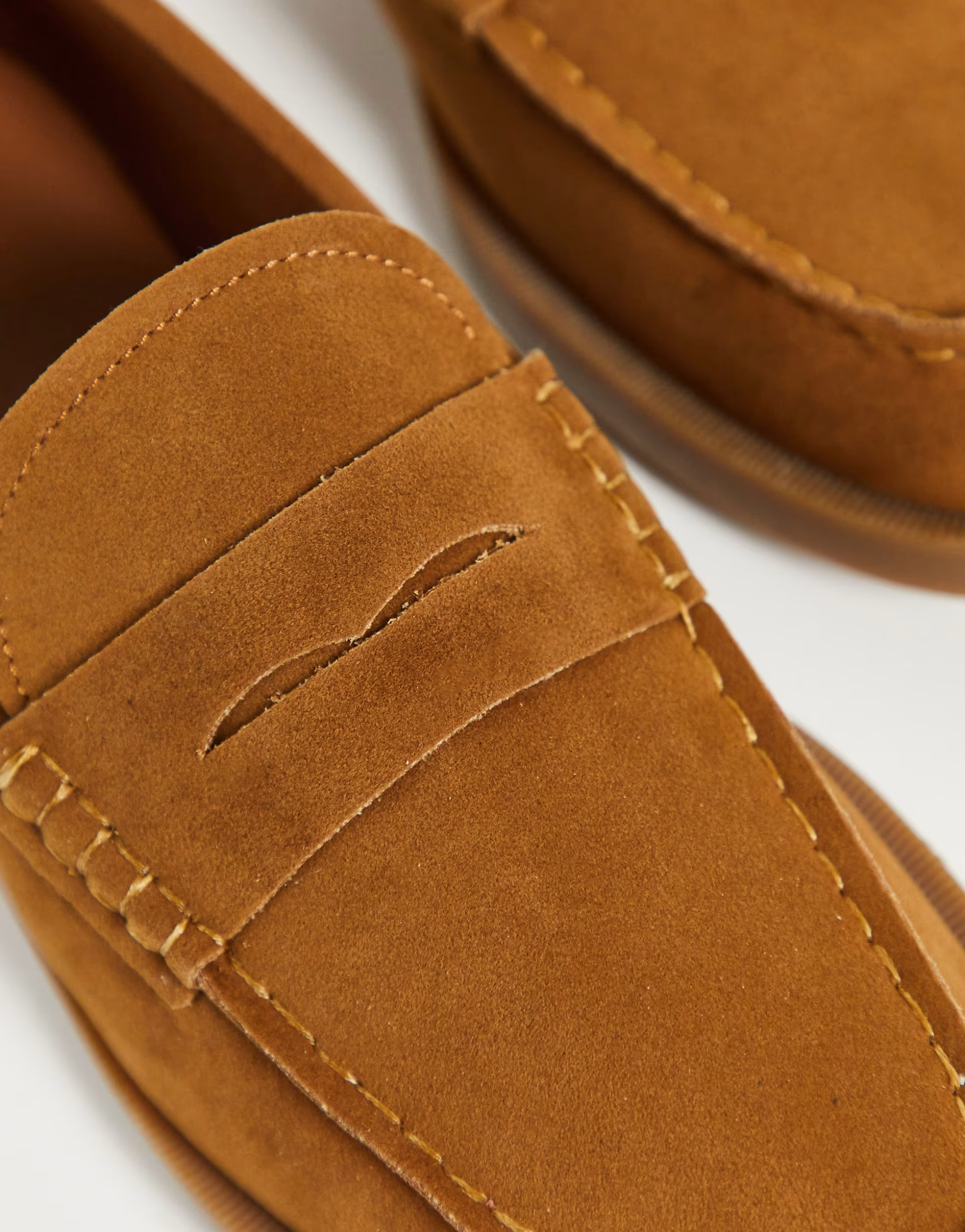 Schuh Mens Payne Penny Loafers in Tan