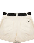 Womens Vans Clark Belted Shorts in White