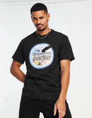 Mens Versace Jeans Couture Vintage Print T-Shirt  in Black