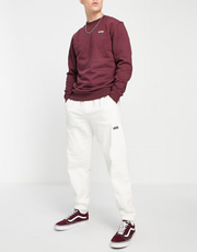 Mens Vans Core Basic Fleece Joggers in White