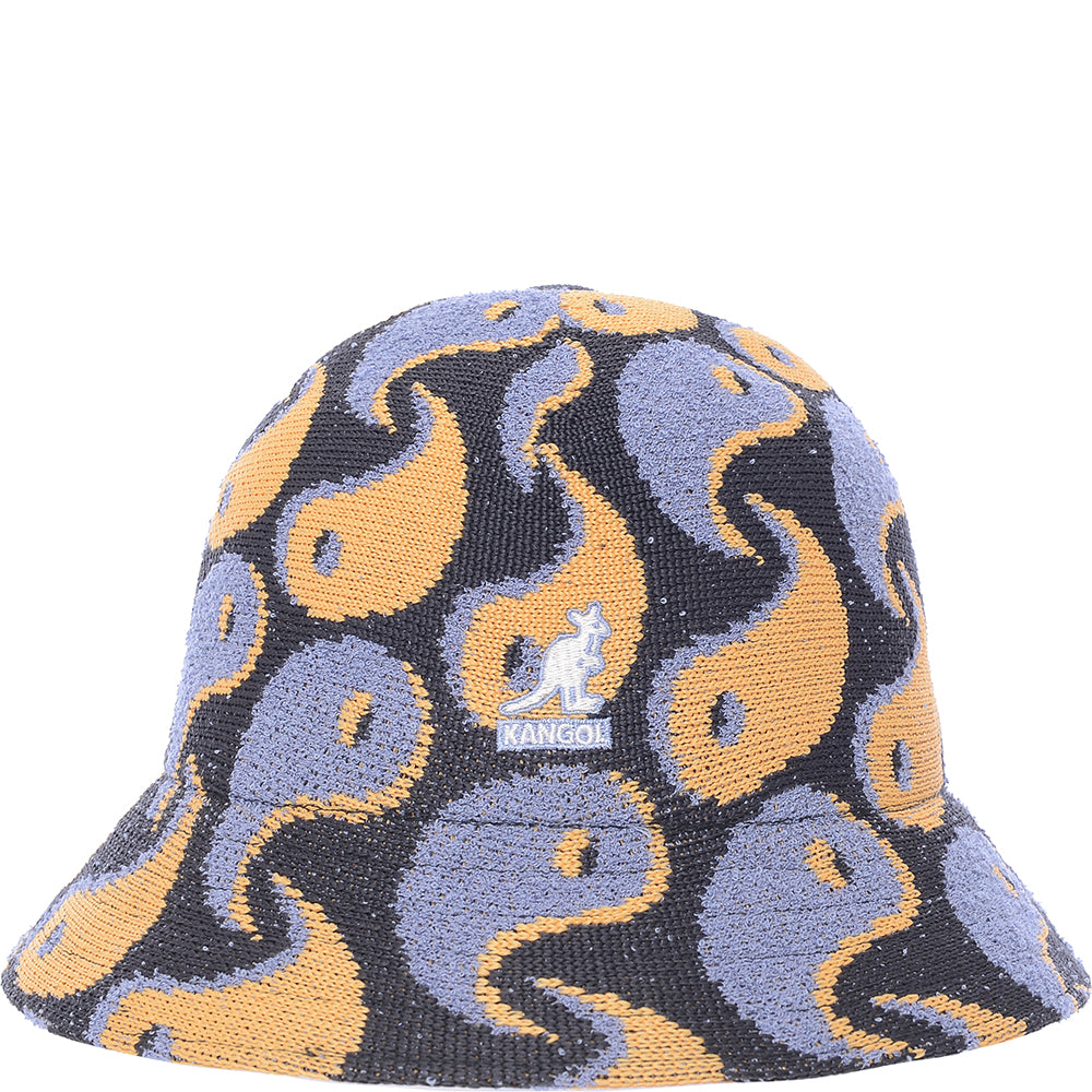 Kangol Unisex Navy, Blue, and Yellow 3D Balance Casual Bucket Hat