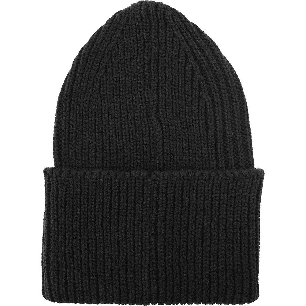 Reebok Women's Black Logo Knit Beanie