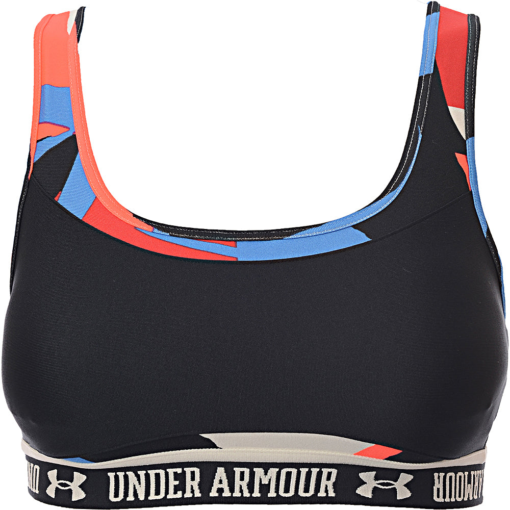 Under Armour Womens Training Crossback Mid Support Bra in Black